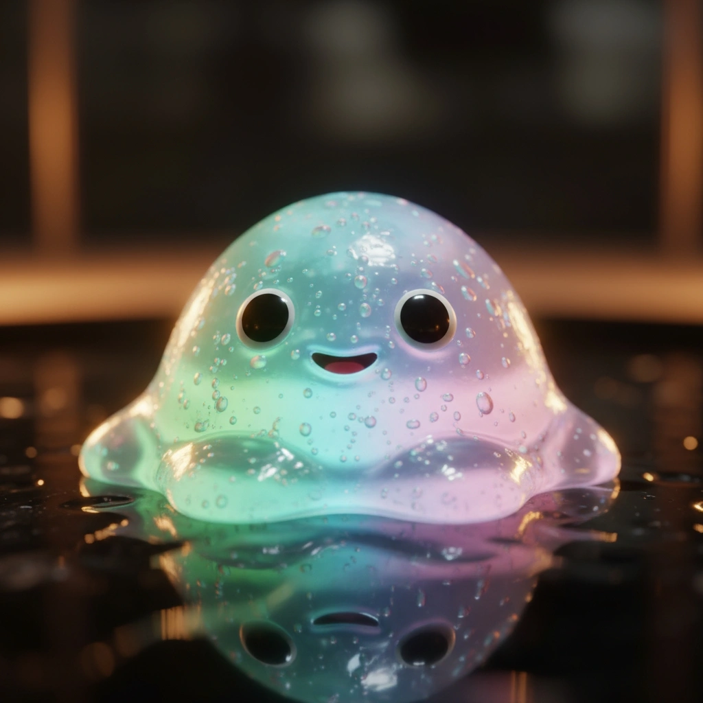 Slimy goo sculpture